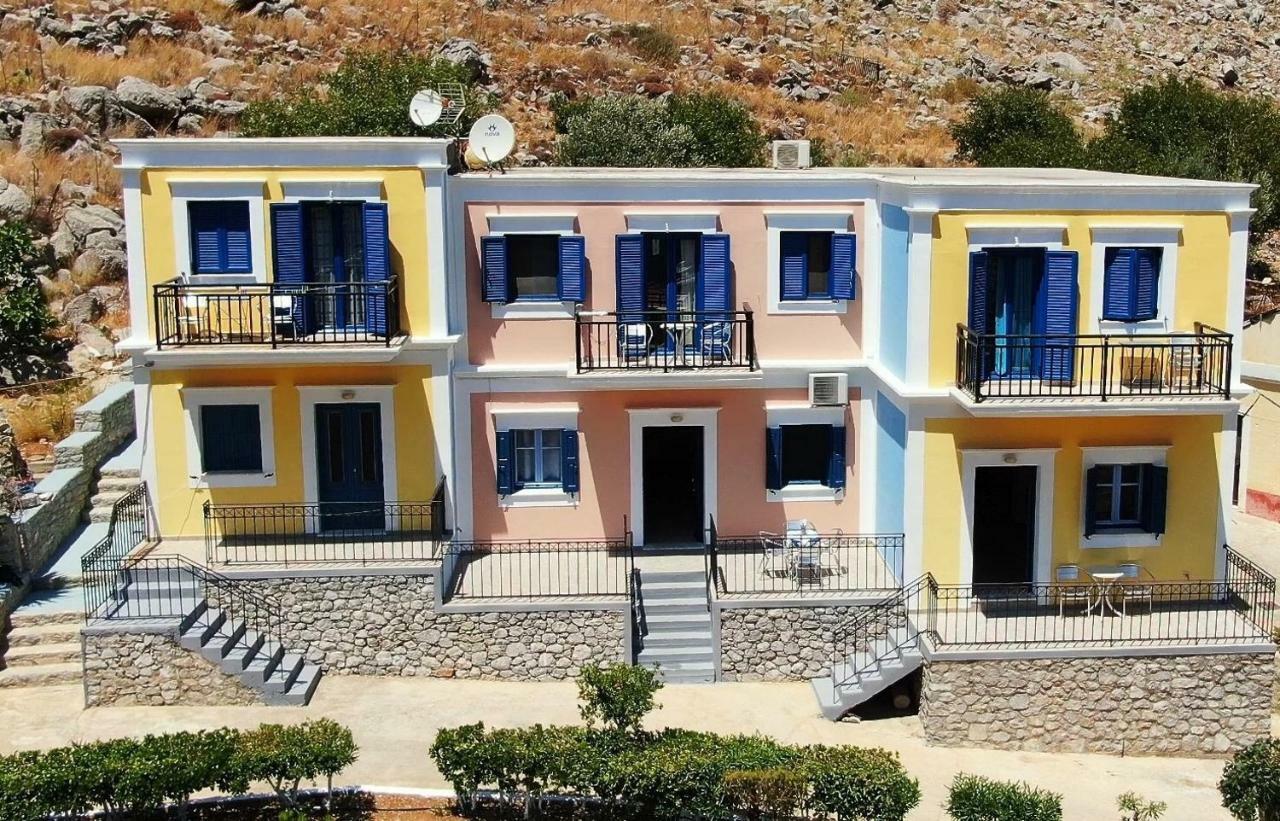Irene Double Apartment Anoi Symi Exteriör bild