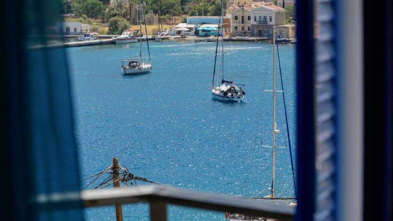Irene Double Apartment Anoi Symi Exteriör bild