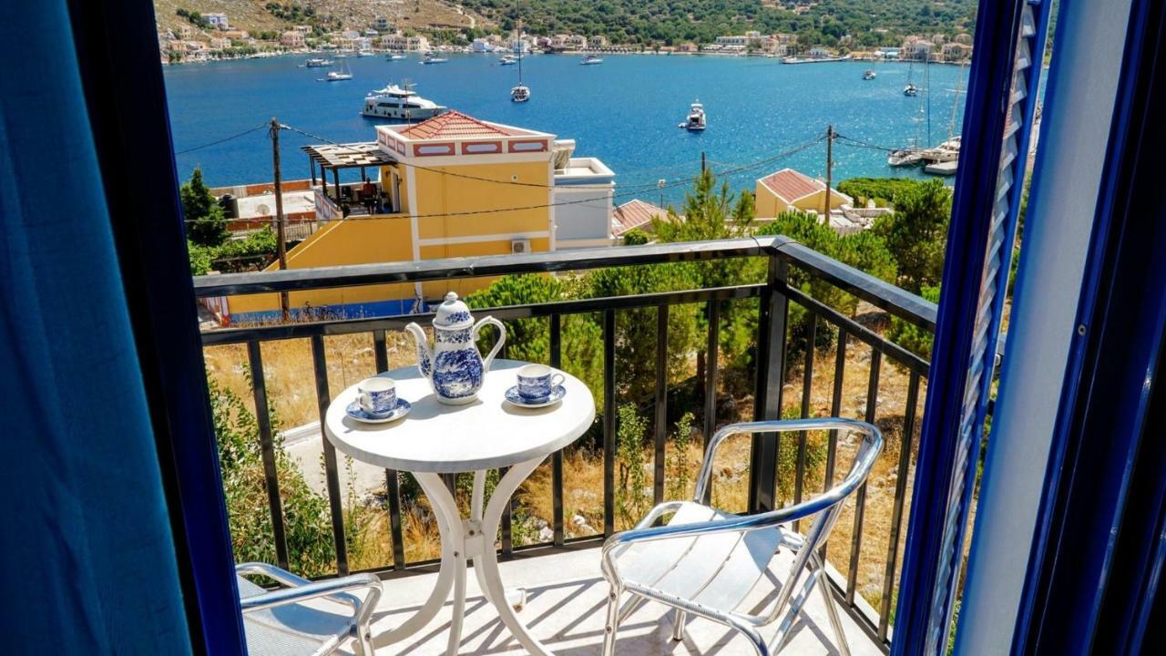 Irene Double Apartment Anoi Symi Exteriör bild