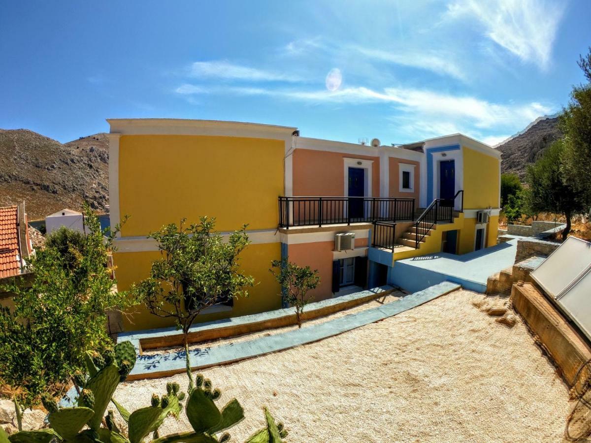 Irene Double Apartment Anoi Symi Exteriör bild