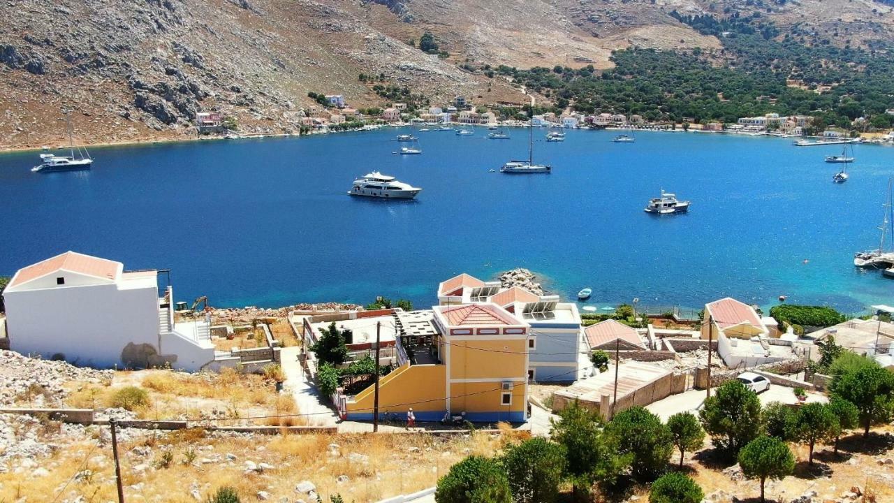 Irene Double Apartment Anoi Symi Exteriör bild