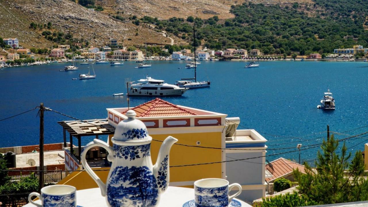 Irene Double Apartment Anoi Symi Exteriör bild