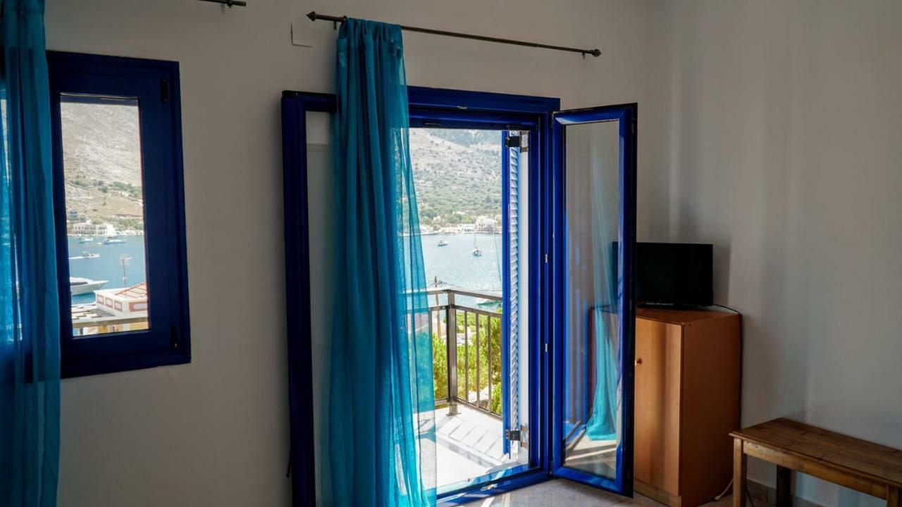 Irene Double Apartment Anoi Symi Exteriör bild