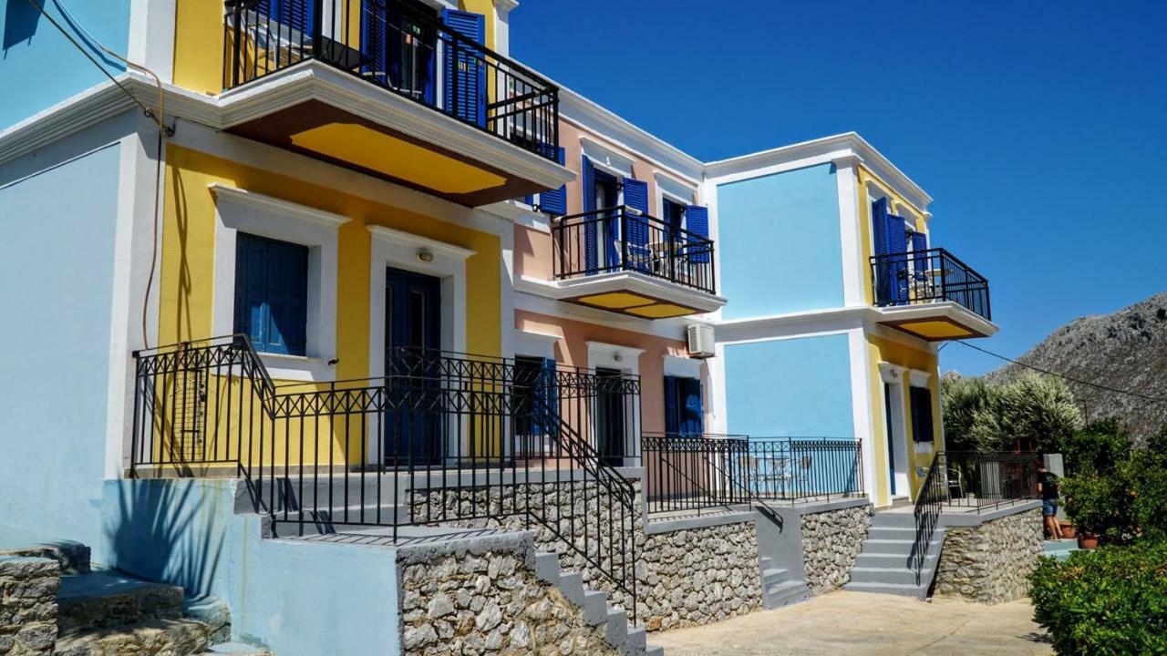 Irene Double Apartment Anoi Symi Exteriör bild