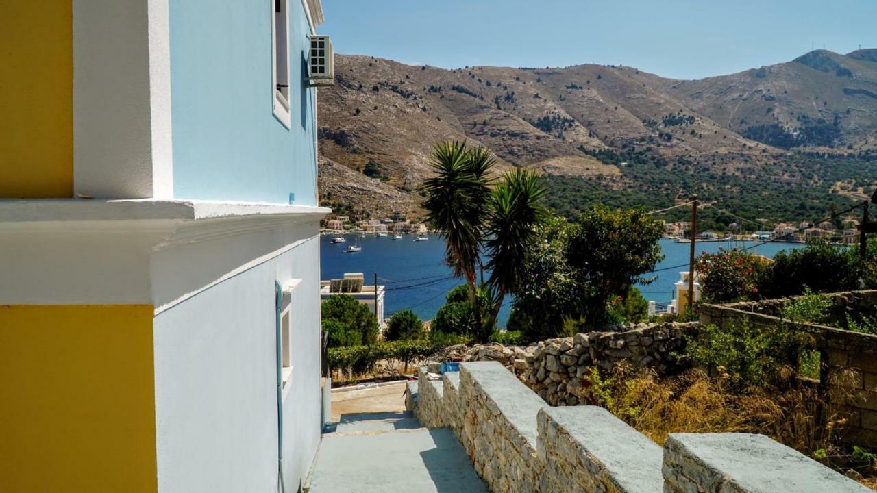 Irene Double Apartment Anoi Symi Exteriör bild